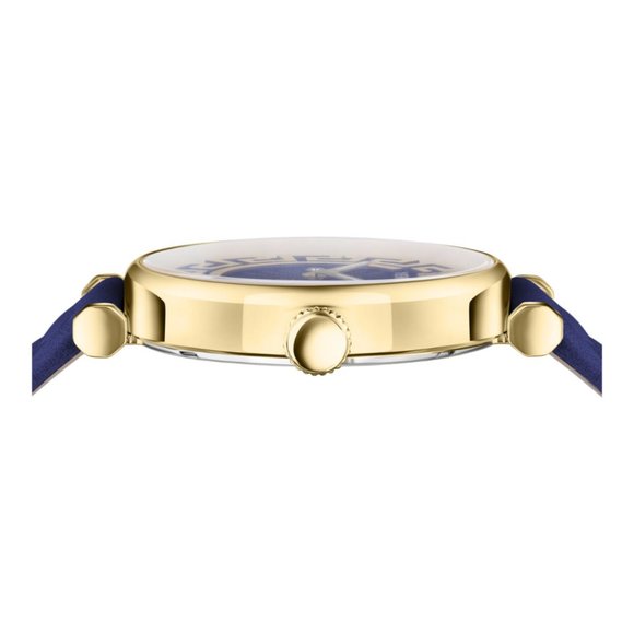 Versace 35mm Womens Greca Blue Strap Watch - Picture 3 of 3